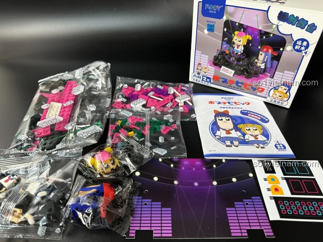 Các bộ lắp ráp Pop Team Epic khác nhau