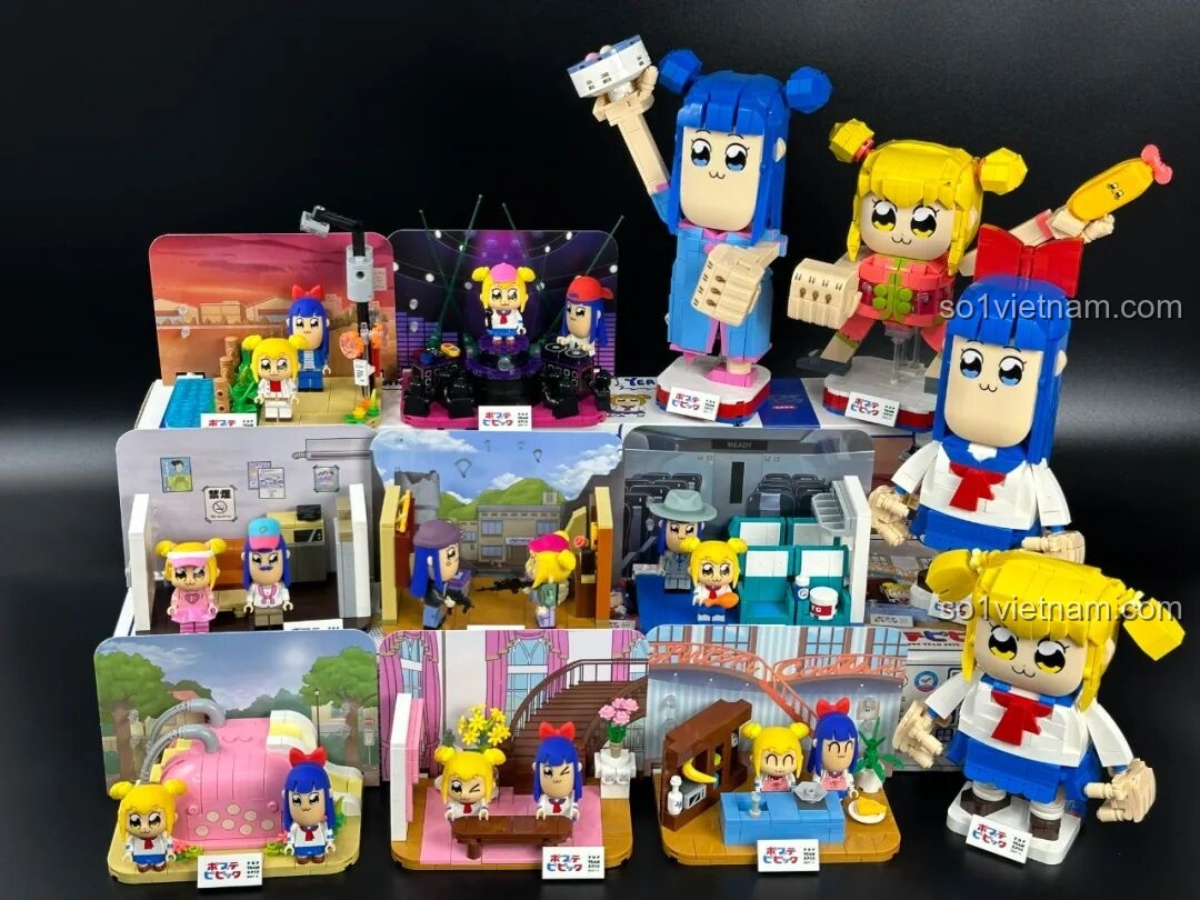 Các bộ lắp ráp Pop Team Epic khác nhau