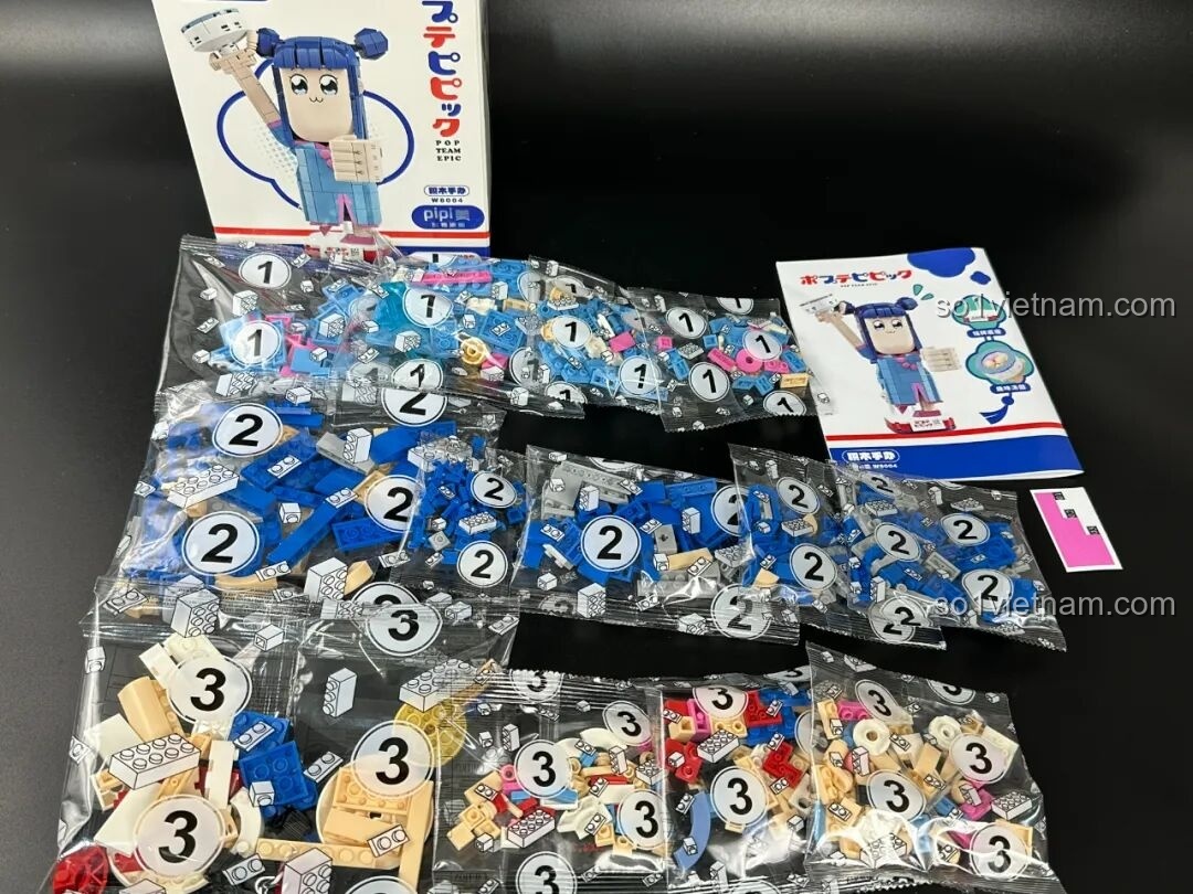 Các bộ lắp ráp Pop Team Epic khác nhau