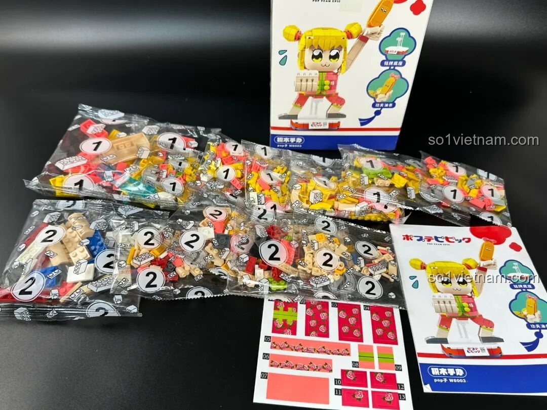 Các bộ lắp ráp Pop Team Epic khác nhau