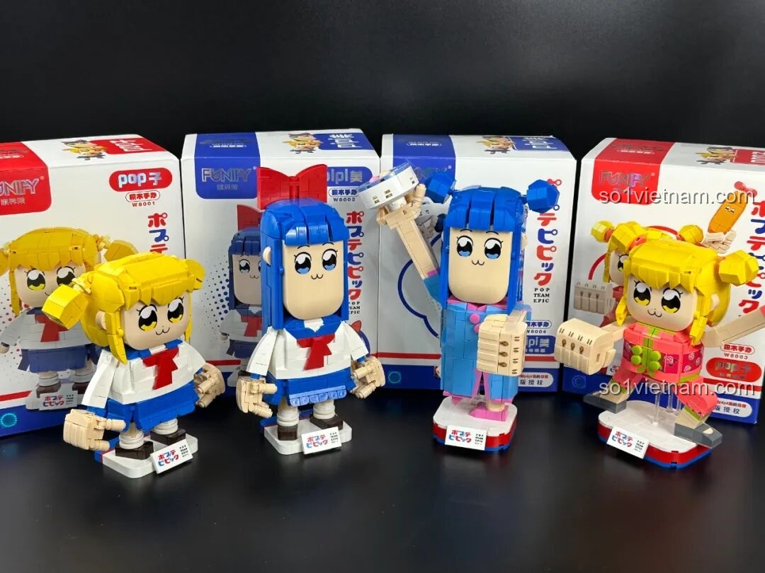 Các bộ lắp ráp Pop Team Epic khác nhau