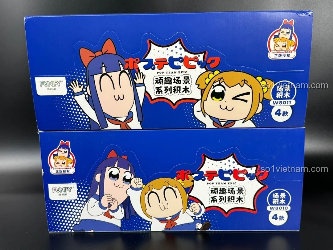 Các bộ lắp ráp Pop Team Epic khác nhau