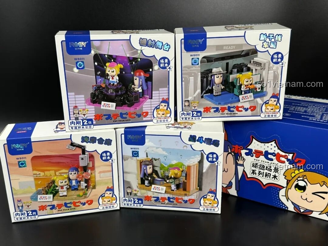 Các bộ lắp ráp Pop Team Epic khác nhau