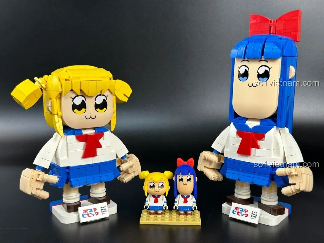 Các bộ lắp ráp Pop Team Epic khác nhau