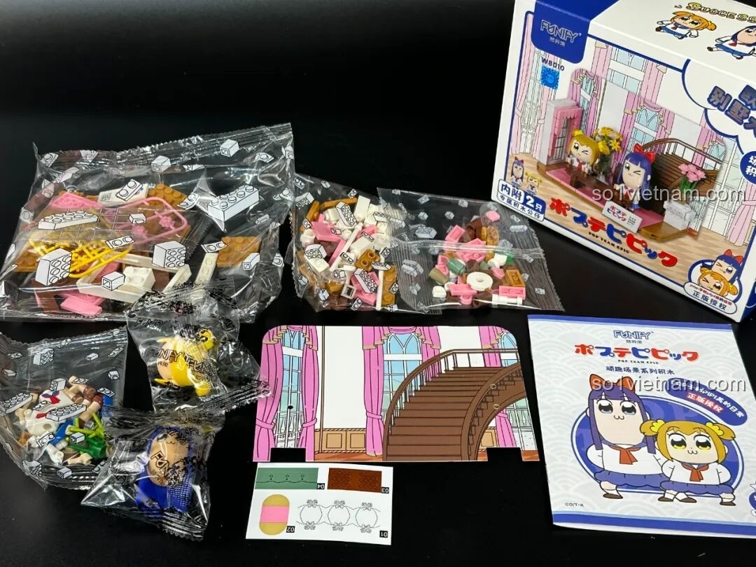 Các bộ lắp ráp Pop Team Epic khác nhau