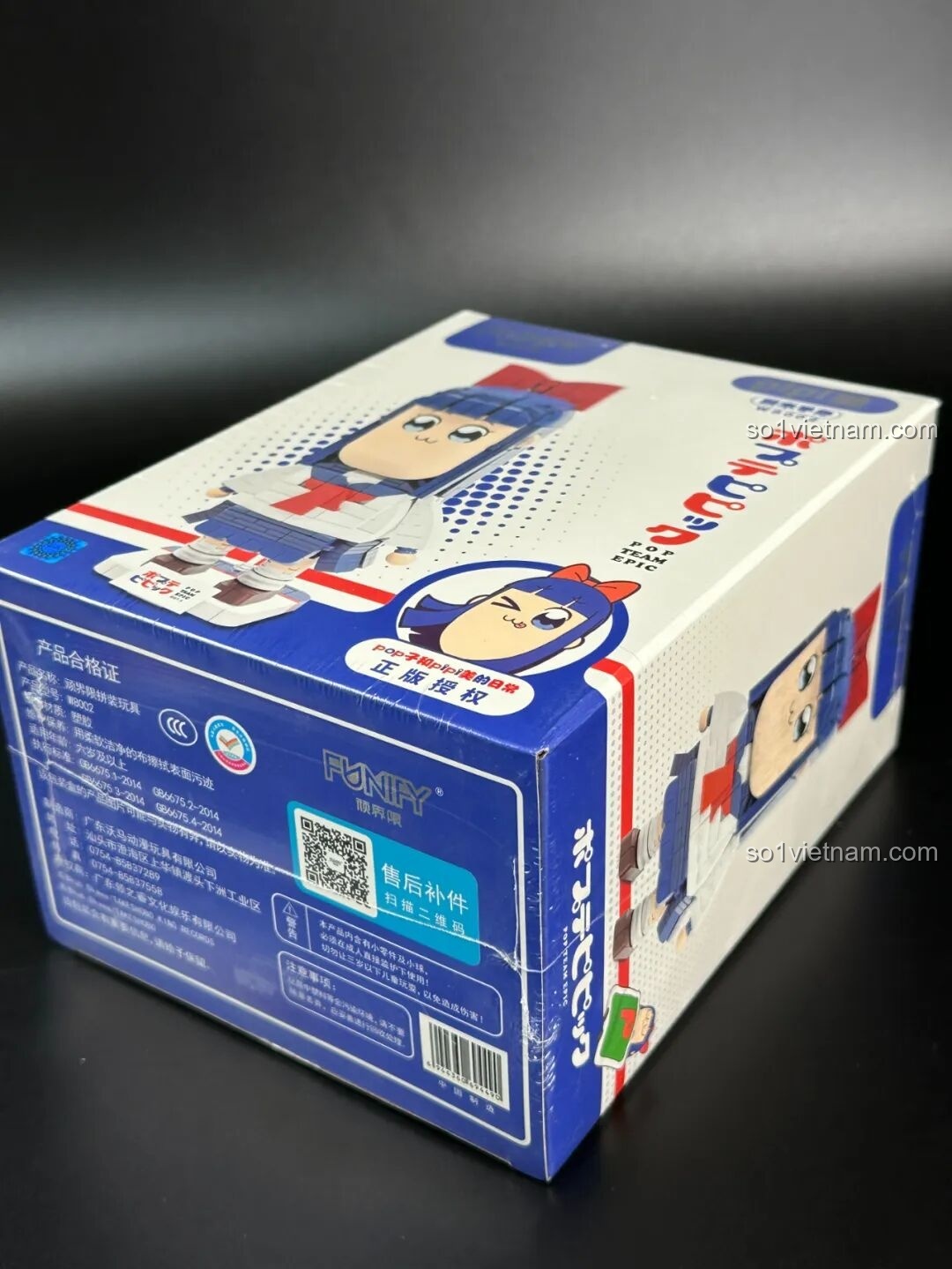 Các gói mảnh ghép mini block của bộ lắp ráp Pop Team Epic FUNIFY