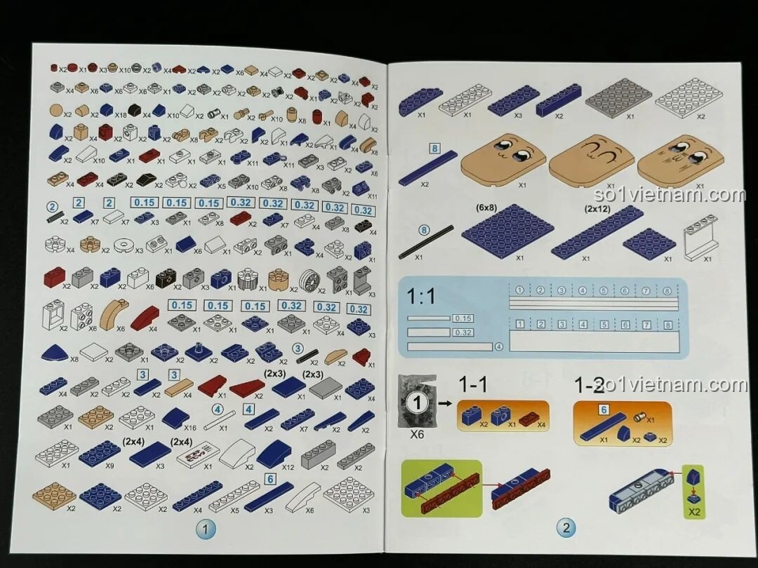 Danh sách các loại mảnh ghép