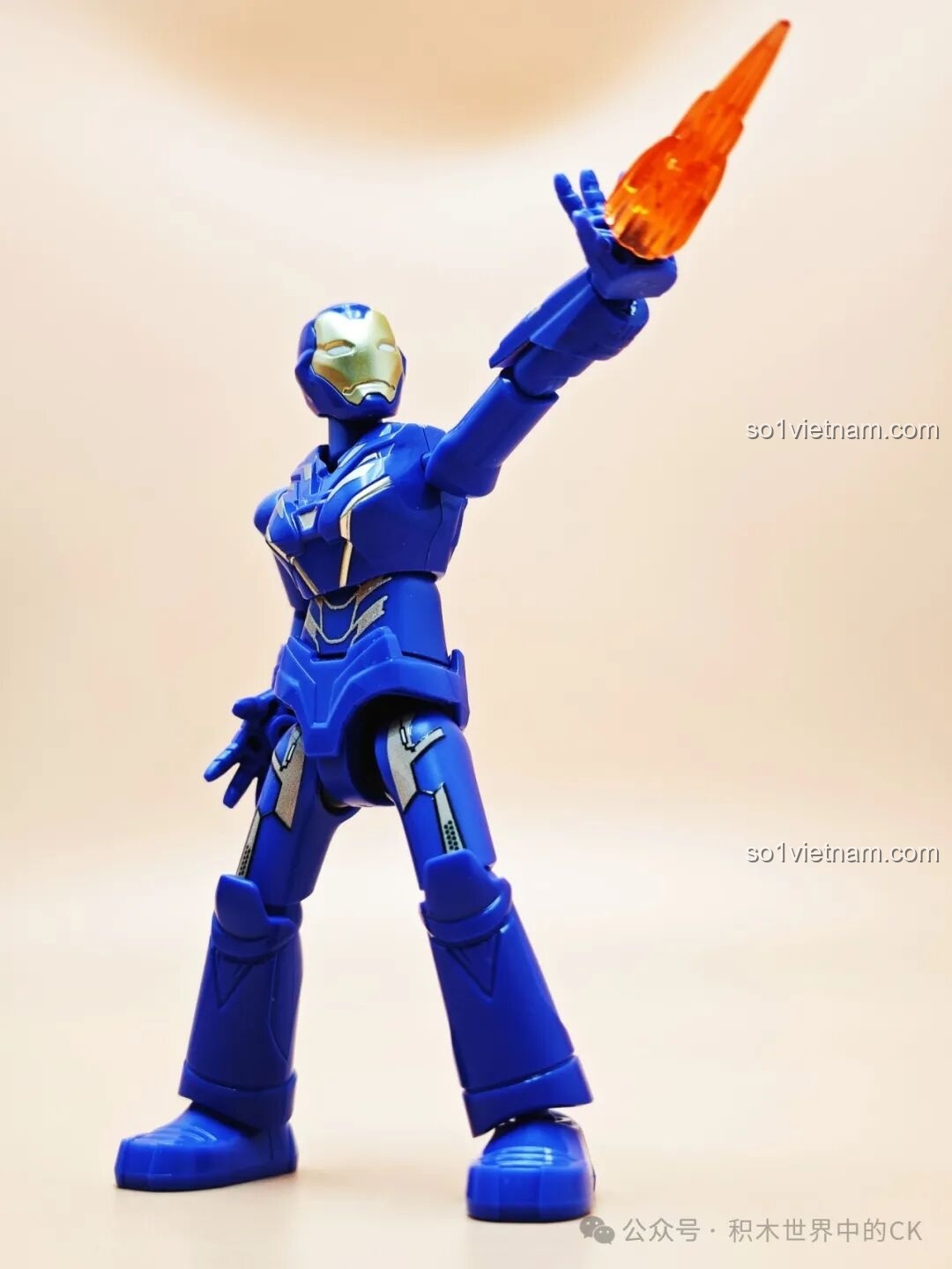 Mô hình Hulk nhìn từ phía sau