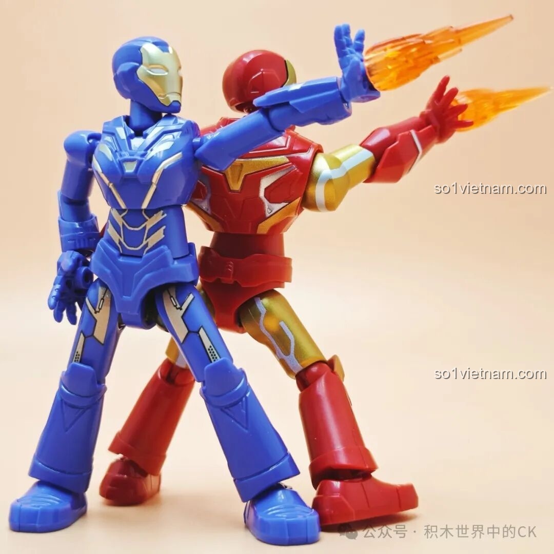 Mô hình Iron Man Mark LXXXV hoàn chỉnh từ bộ lắp ráp Marvel Avengers Assemble