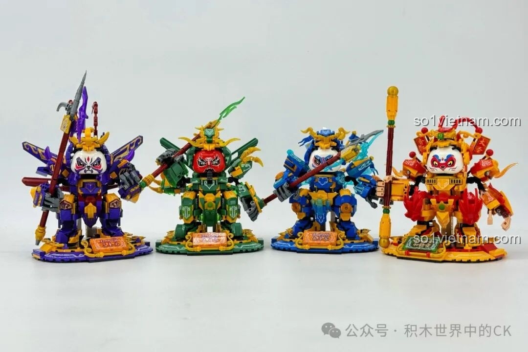 Bộ phận robot gấu trúc ZHEGAO Quan Vũ