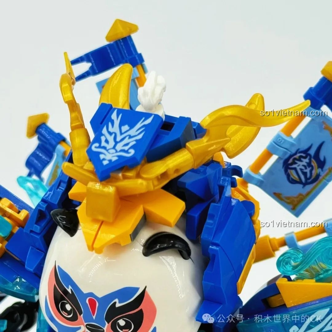 Bộ phận robot gấu trúc ZHEGAO Quan Vũ