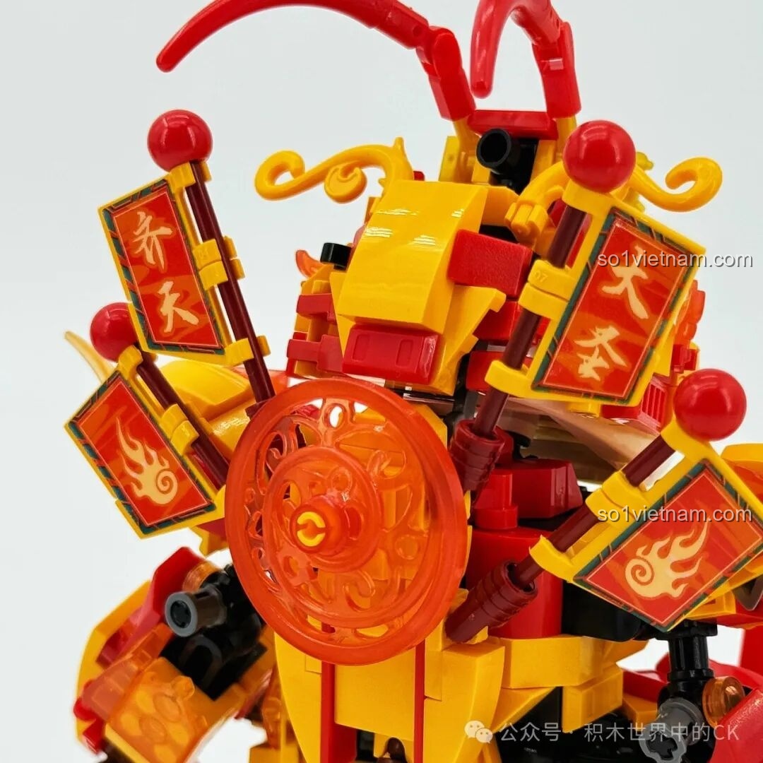 Bộ phận robot gấu trúc ZHEGAO Quan Vũ