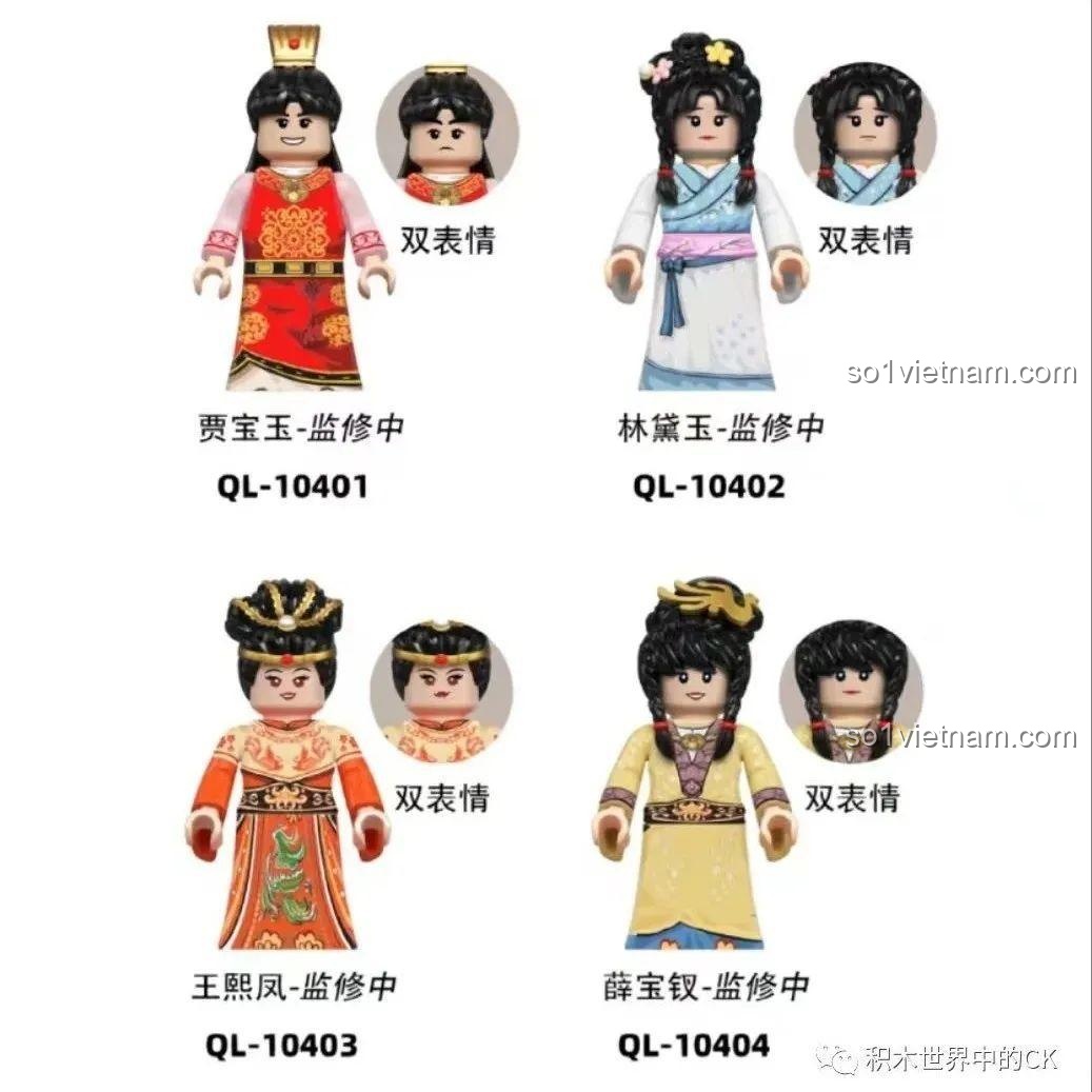 Toàn bộ 6 mô hình trong series Kỳ Thú Tây Du Ký của CoolFun được trưng bày cạnh nhau.