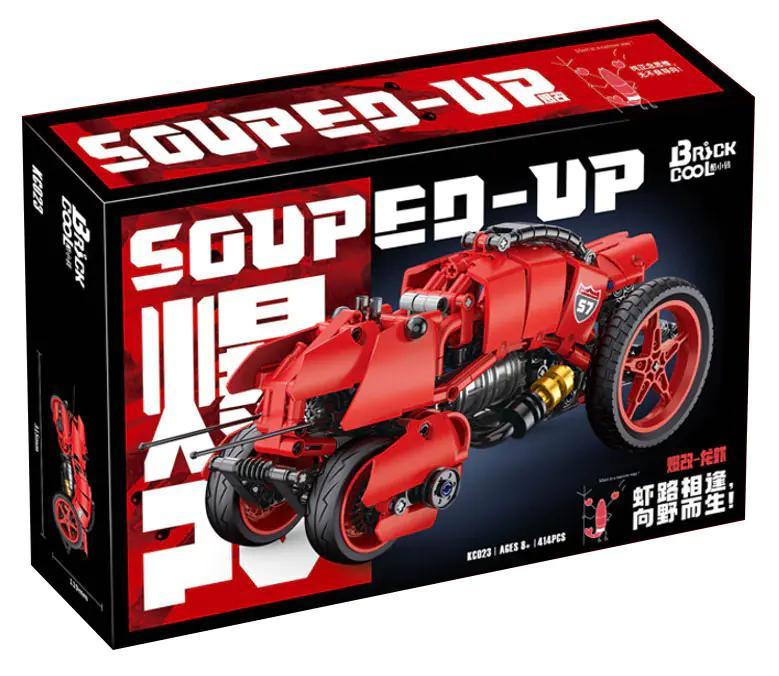 Bộ lắp ghép Xe độ Souped-Up BrickCool KC023 giá tốt cho bé trai 8 tuổi, mô hình xe độ Tôm Hùm độc đáo, chất lượng cao.