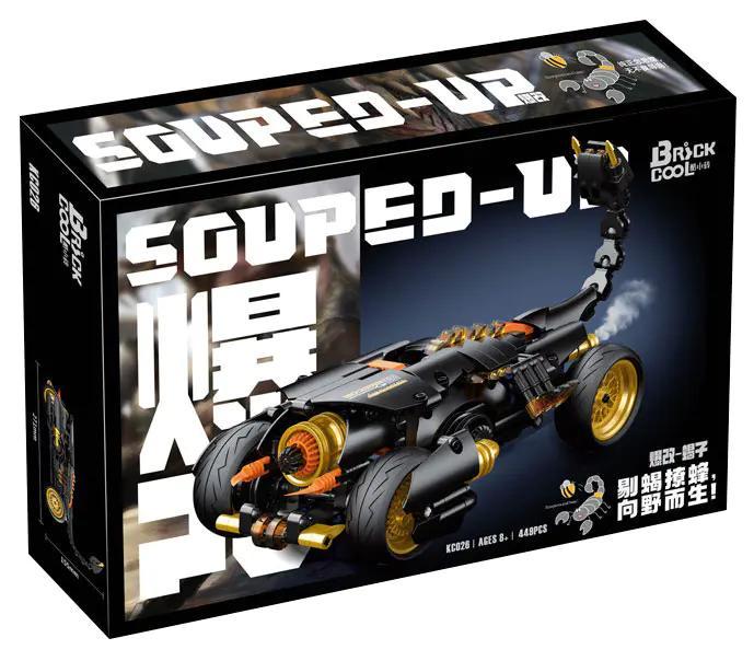 Hộp sản phẩm bộ lắp ghép Bọ Cạp Độ Souped-Up, đồ chơi lắp ráp BrickCool cho bé trai 8 tuổi, giá tốt