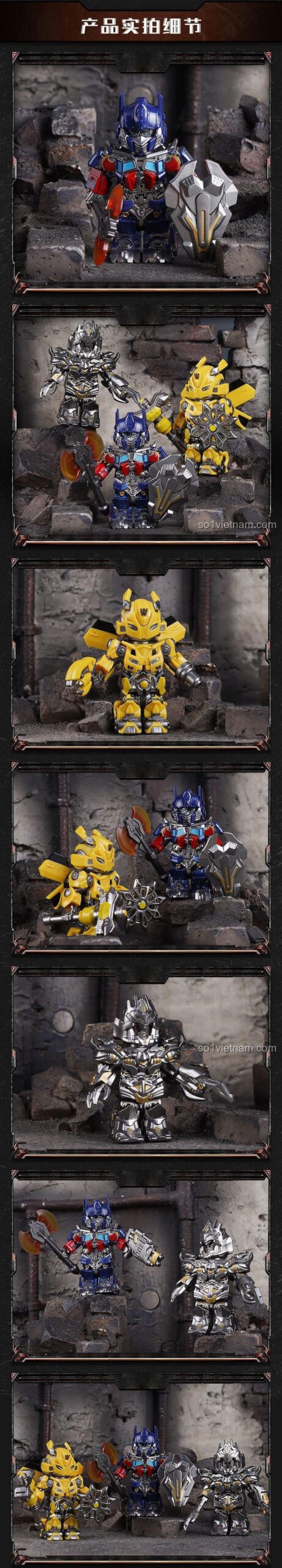 bộ đồ chơi BM 001 BrickMan Optimus Prime, chi tiết sắc nét, chất liệu nhựa an toàn ABS cao cấp, đồ chơi cho bé trai 8 tuổi.