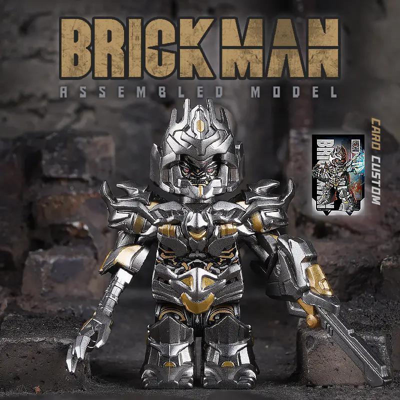 Mô hình Megatron BrickMan BM003 có đèn LED, chi tiết mạ vàng, đồ chơi mô hình chất lượng cao cho bé trai 6 tuổi giá tốt.