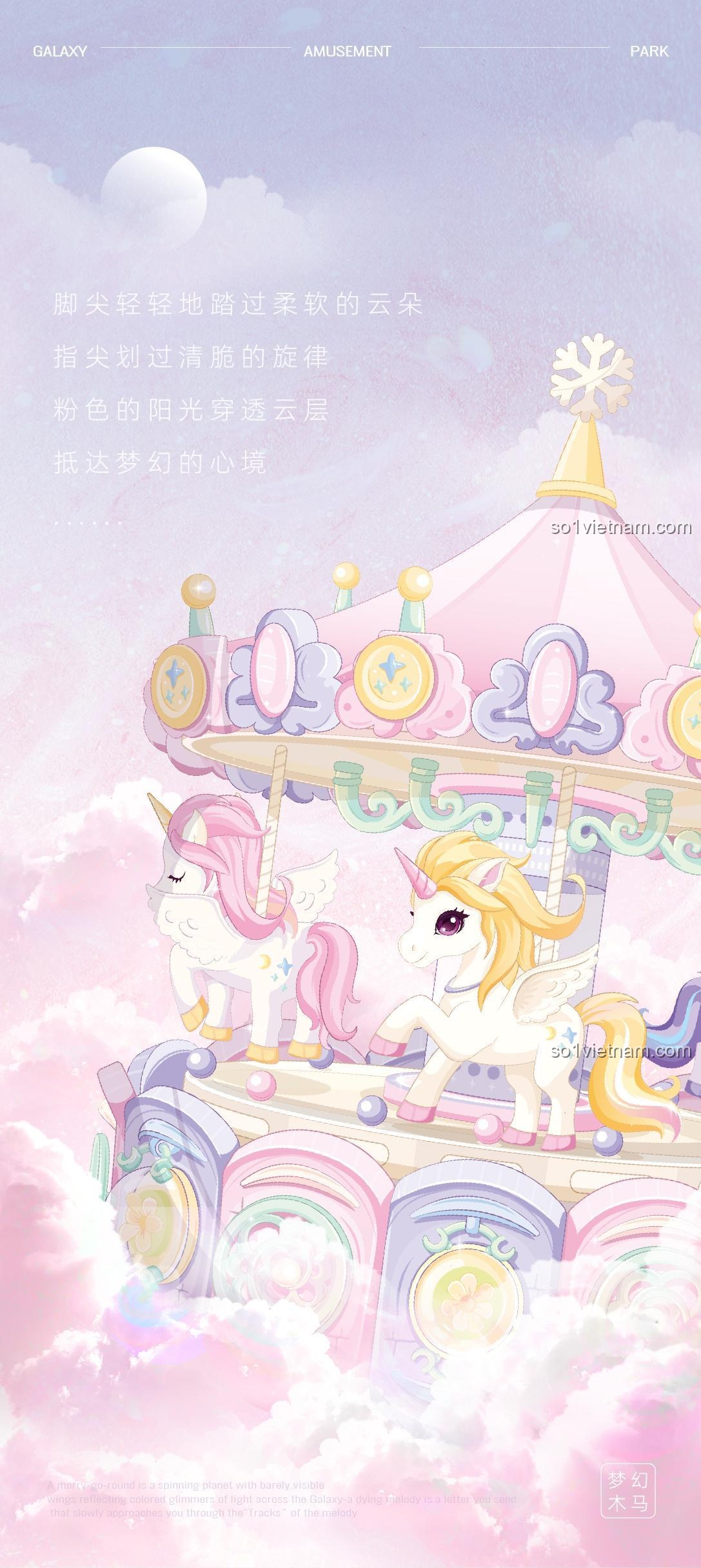 Quảng cáo Dream Carousel Music Box 3008 BrickSo - Hộp nhạc mơ mộng, Vòng quay ngựa lấp lánh, Đồ chơi xếp hình cho bé gái 6 tuổi