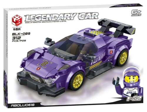 Mô hình siêu xe Apollo Mặt trời màu tím BLK-089 312 chi tiết