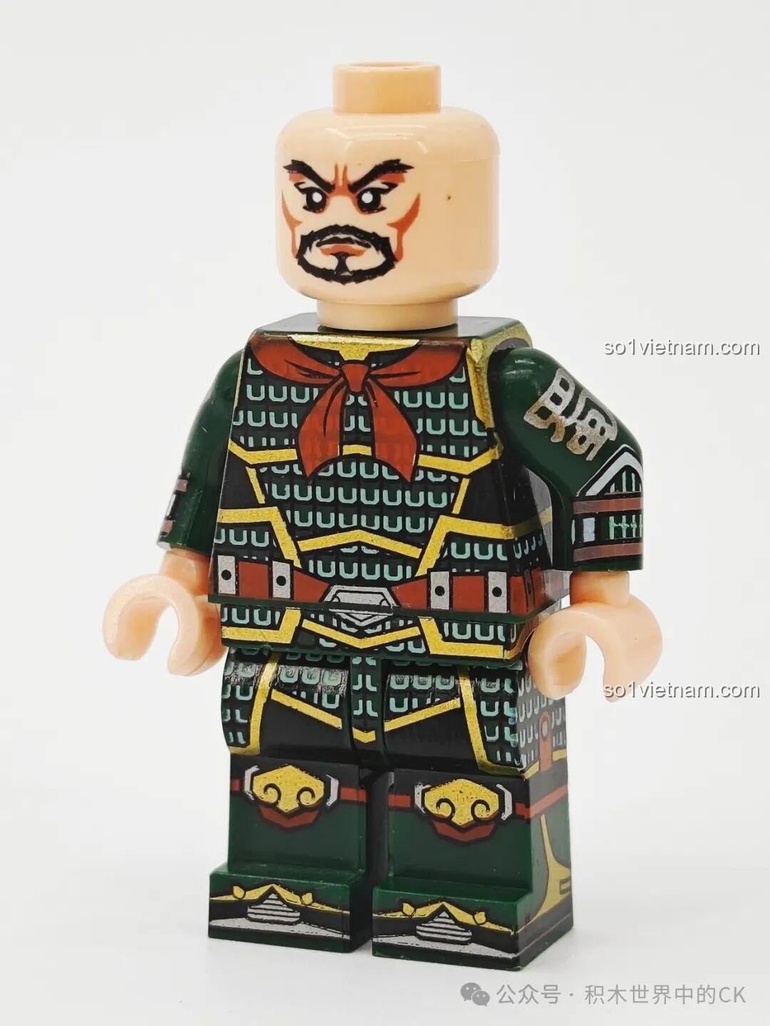 Các mảnh ghép của bộ Decool 20609 Thần Tý Nỏ Hán