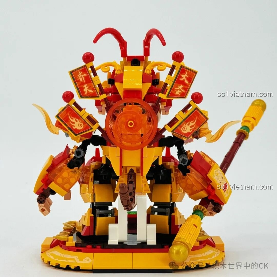 Các robot gấu trúc ZHEGAO trong khung cảnh ấn tượng