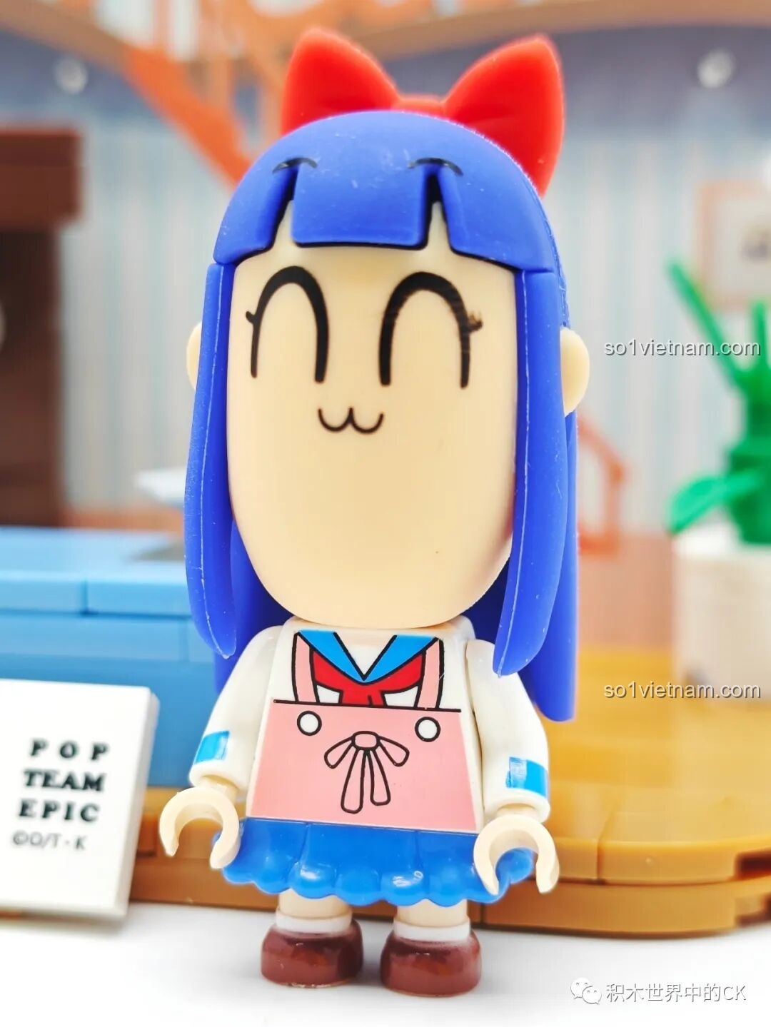 Các túi mảnh ghép của bộ lắp ráp Pop Team Epic FUNIFY W8010