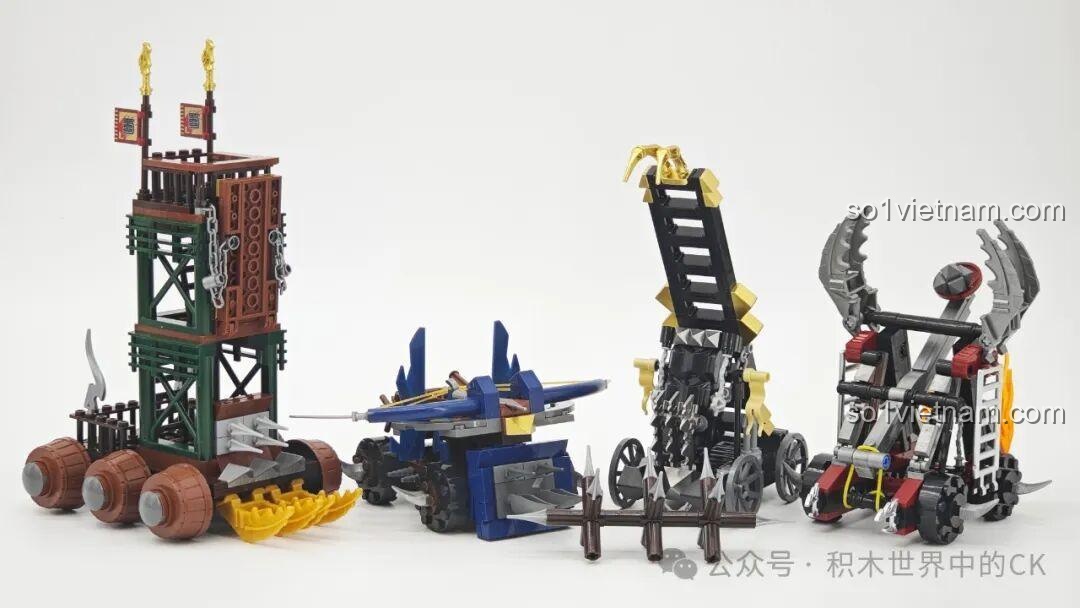 Tổng thể các nhân vật tướng lĩnh Tam Quốc Decool từ bên cạnh