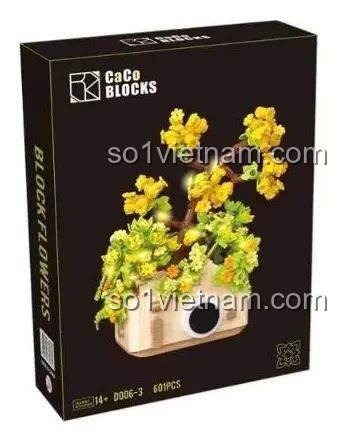 Hộp sản phẩm đồ chơi mô hình Bonsai hoa trang trí CaCo D0063, món quà giá rẻ cho bé gái.