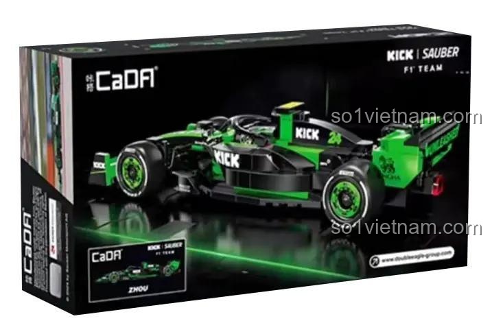Hộp đồ chơi mô hình Double Eagle C55032 Xe F1 KICK Sauber C44-2024, thiết kế hộp đẹp mắt, chất lượng đảm bảo, giá rẻ cho con trai 8 tuổi