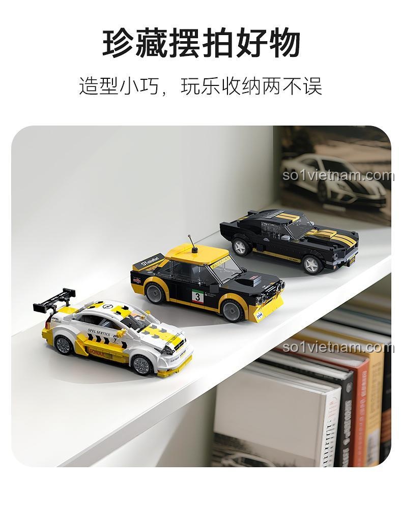 CaDA C55034 Shelby GT350H 1:24 với động cơ kéo lùi, bộ lắp ghép xe cơ bắp, trải nghiệm mượt mà, giá rẻ cho bé trai 8 tuổi.