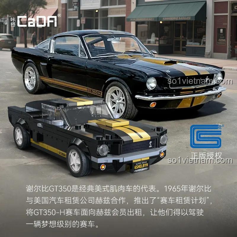CaDA C55034 Shelby GT350H 1:24, mô hình xe cơ bắp cổ điển, chất lượng vượt trội, giá tiết kiệm cho bé trai 8 tuổi.
