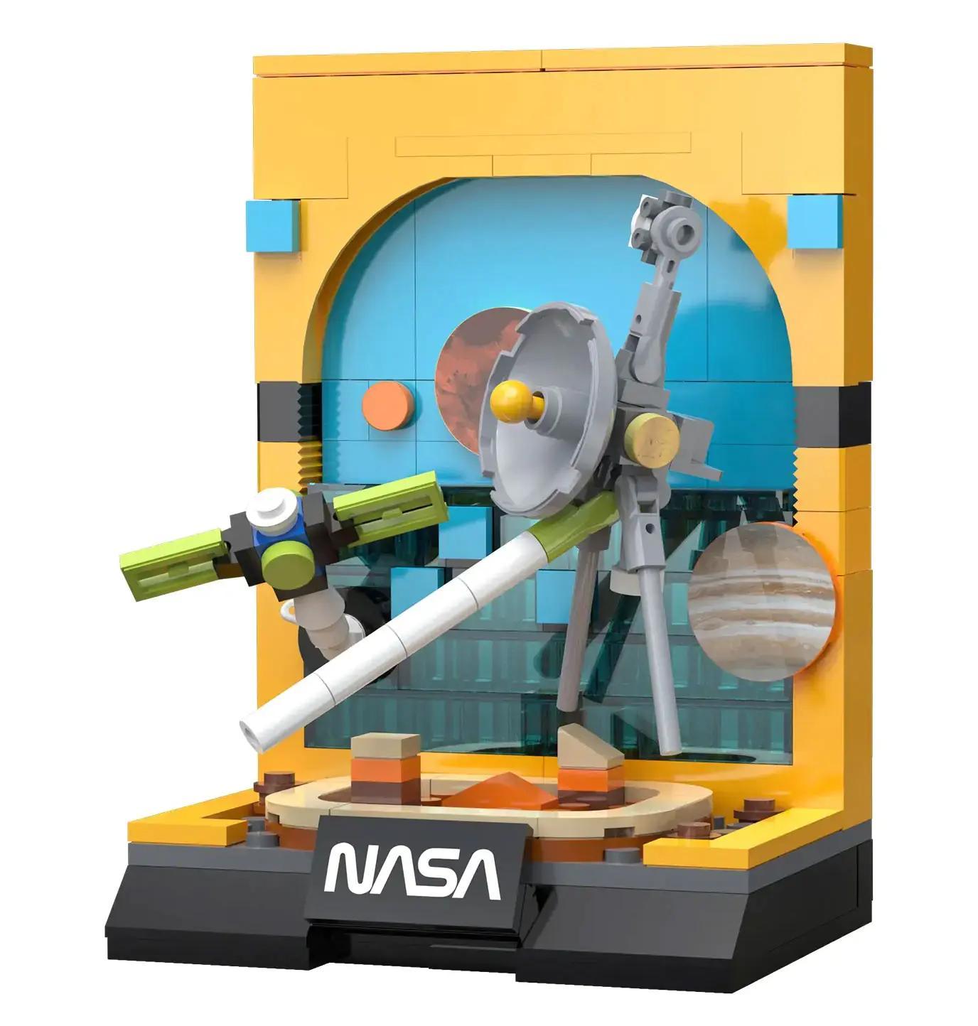 Mô hình tàu thăm dò Voyager NASA C56046, bộ lắp ghép tàu vũ trụ NASA, đồ chơi STEM khám phá vũ trụ cho bé 8 tuổi