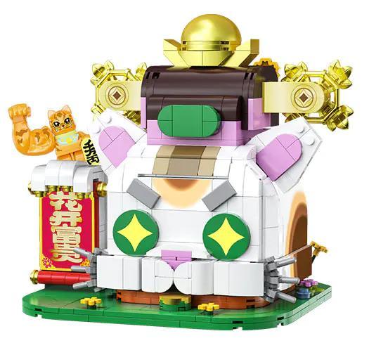 Bộ lắp ghép Mô hình Mèo Thần Tài ATM CaDA C59063, đồ chơi mô hình Mèo May Mắn ATM, quà tặng ý nghĩa cho bé trai và bé gái 8 tuổi, giá tốt