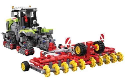 Bộ lắp ghép Máy Kéo Nông Nghiệp CLAAS Xerion 5000 Trac TS CaDA C65012, đồ chơi lắp ráp cho bé trai 8 tuổi, mô hình nông nghiệp chi tiết, giá tốt.