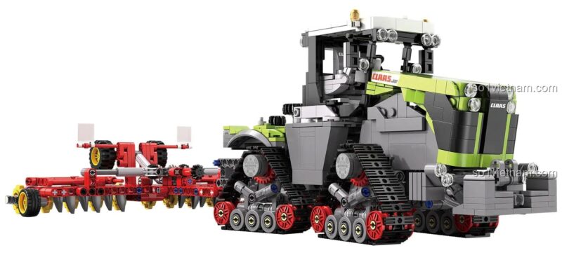 Mô hình Máy Kéo Nông Nghiệp CLAAS Xerion 5000 Trac TS C65012, đồ chơi mô hình chi tiết, phát triển tư duy cho bé trai 8 tuổi.