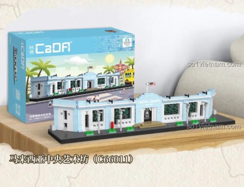 Hộp sản phẩm bộ lắp ghép CaDA C66011 Trung tâm Nghệ thuật Trung ương Malaysia, 940 mảnh ghép, đồ chơi xây dựng chất lượng cao, giá tiết kiệm.