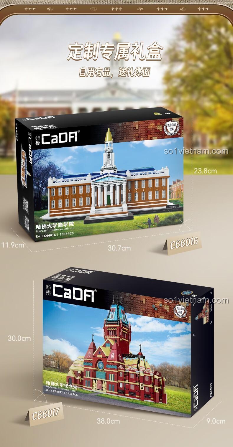 Bộ lắp ghép Trường Kinh doanh Harvard C66016 và hộp thứ hai