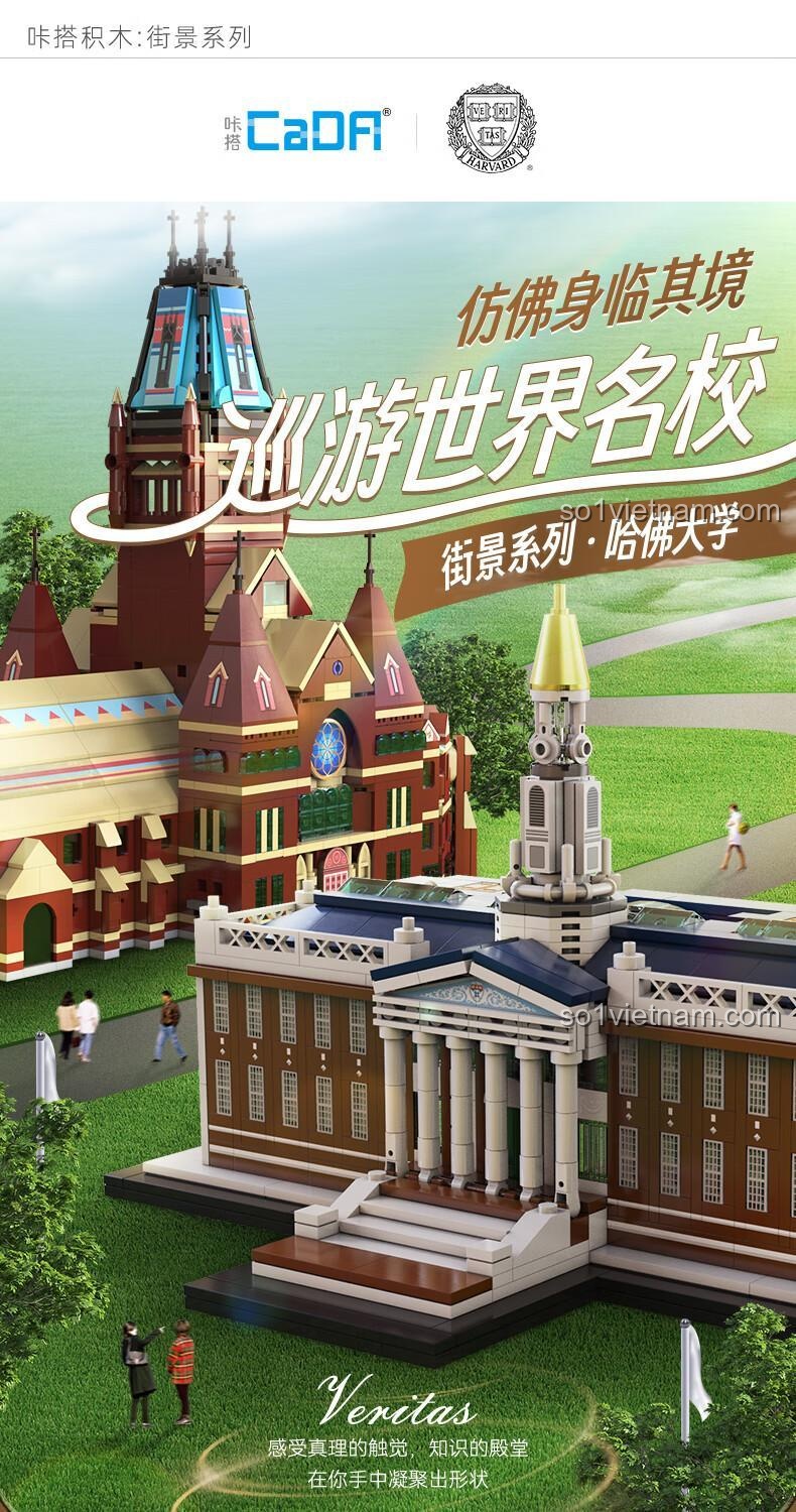 Chi tiết thân đèn mô hình Trường Kinh doanh Harvard C66016