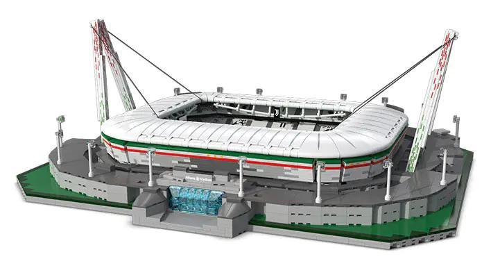 Bộ lắp ghép Sân vận động Allianz Turin CaDA C66021, mô hình kiến trúc tinh xảo có đèn LED, phù hợp thanh niên 14 tuổi, giá tốt.