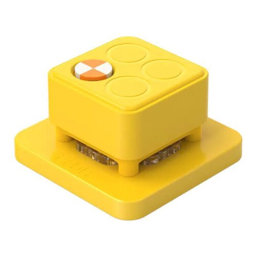 Dụng cụ đục lỗ khối lắp ghép CaDA D031-001 màu vàng, tương thích LEGO®, giúp trẻ 8 tuổi sáng tạo không giới hạn với giá tốt.
