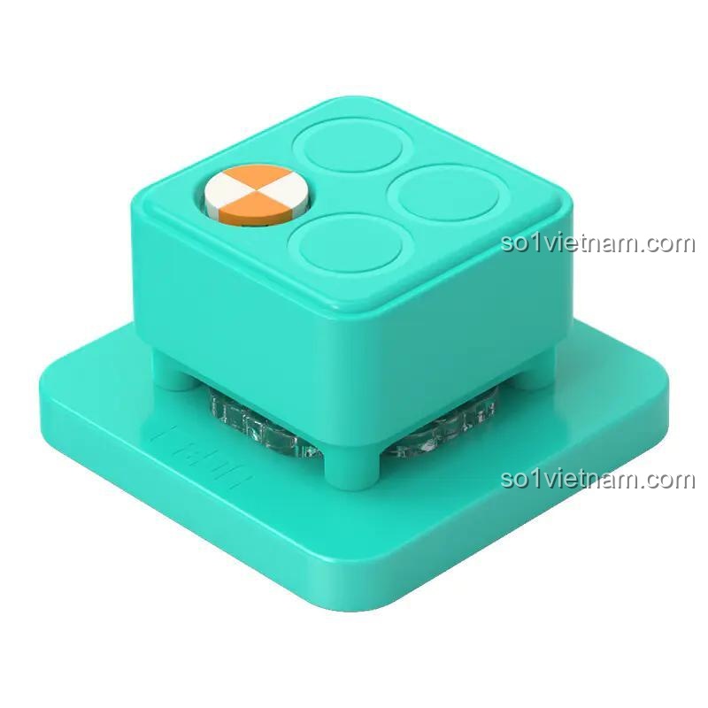 Dụng cụ sáng tạo khối lắp ghép DoubleE D031-001 màu xanh lơ, đồ chơi giáo dục cho trẻ 8 tuổi, chất lượng cao.