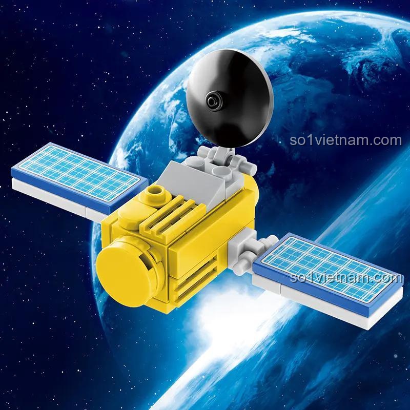 Mô hình bộ đồ chơi Xe Thăm Dò Sao Hỏa CAYI 12010, đồ chơi lắp ráp không gian, đồ chơi cho bé trai 6 tuổi, phát triển tư duy.