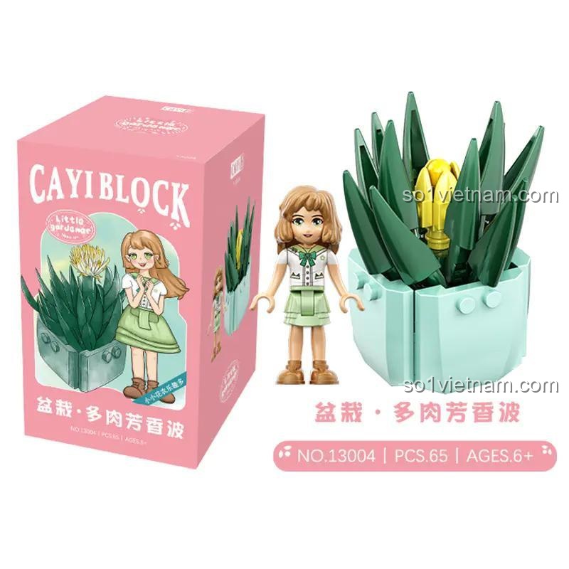 Mô hình chậu cây mọng nước CAYI 13004 đã lắp ráp