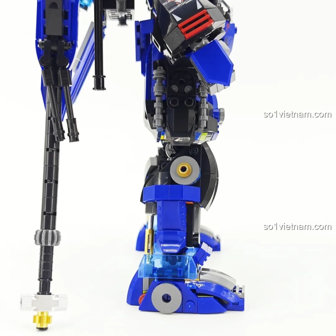 Cận cảnh chân chống của súng bắn tỉa Keeppley 23102 Robot Xạ Thủ Thần Súng.