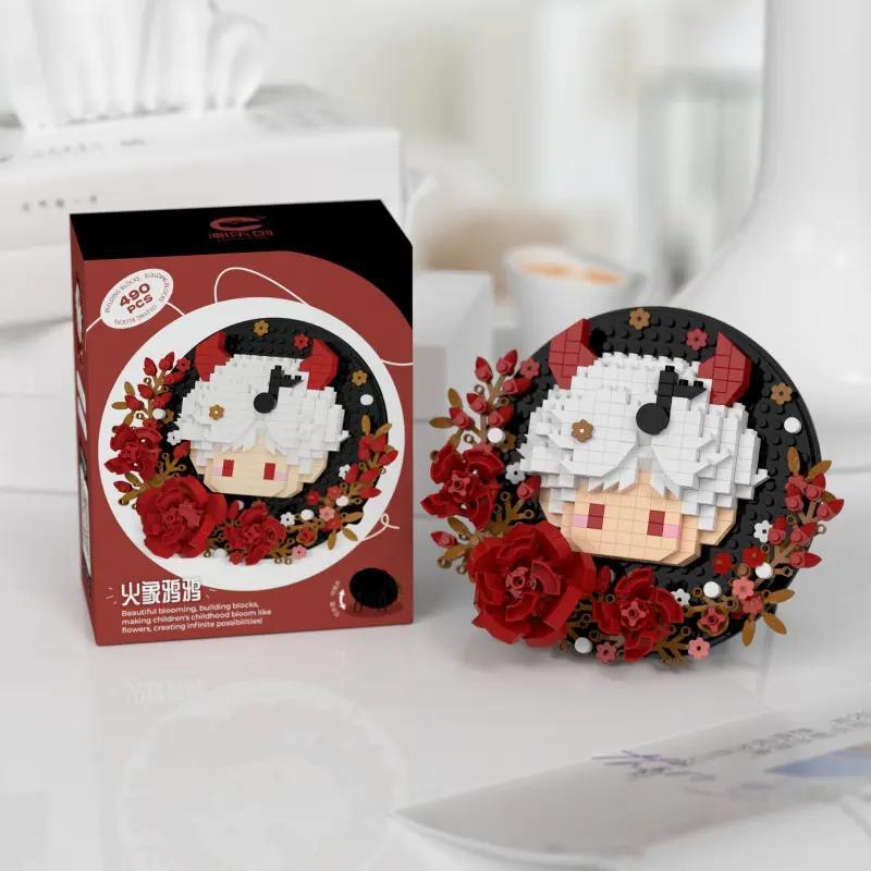 Bộ lắp ghép Chaolechuang 7334 Mô hình Huy hiệu Cung Lửa Quạ Con, đồ chơi lắp ghép nghệ thuật tinh xảo cho bé gái 12 tuổi, giá tốt.