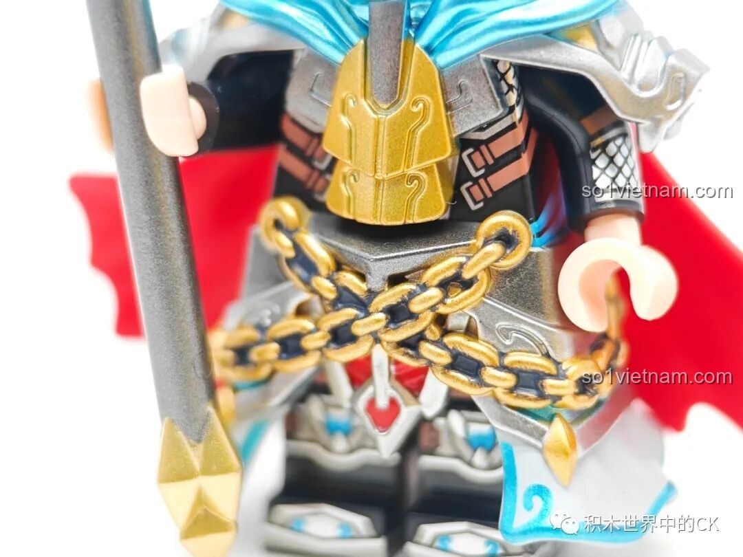 Cận cảnh chi tiết bao đựng tên và mũi tên trên minifigure Hoàng Trung Kuzhao Studio 11774.