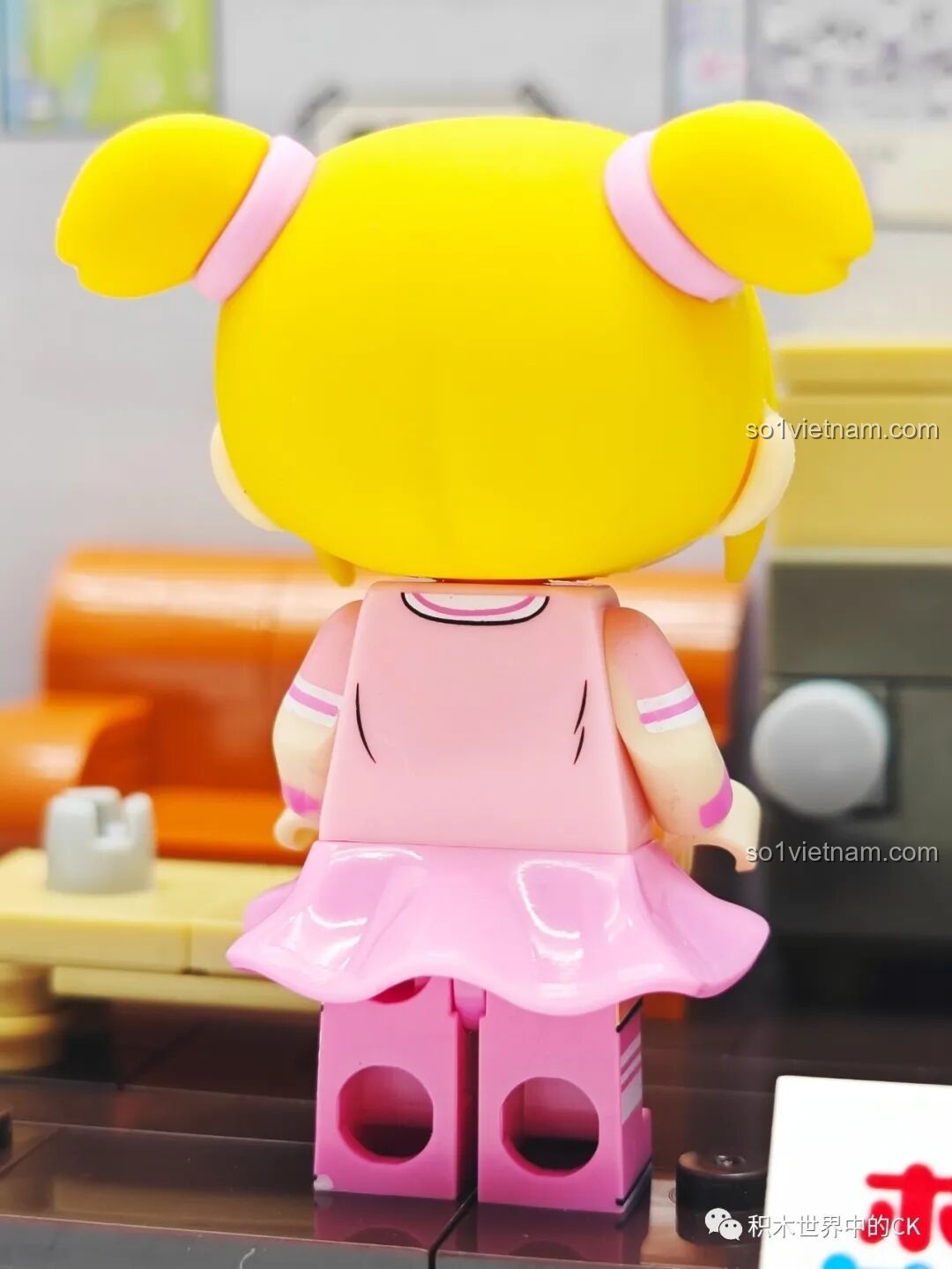 Chi tiết các mảnh ghép của bộ lắp ráp Pop Team Epic FUNIFY W8010