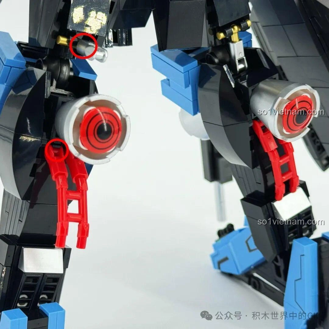 Cận cảnh khớp giáp vai của Robot Vidar JIESTAR 58145, với khả năng cử động linh hoạt.