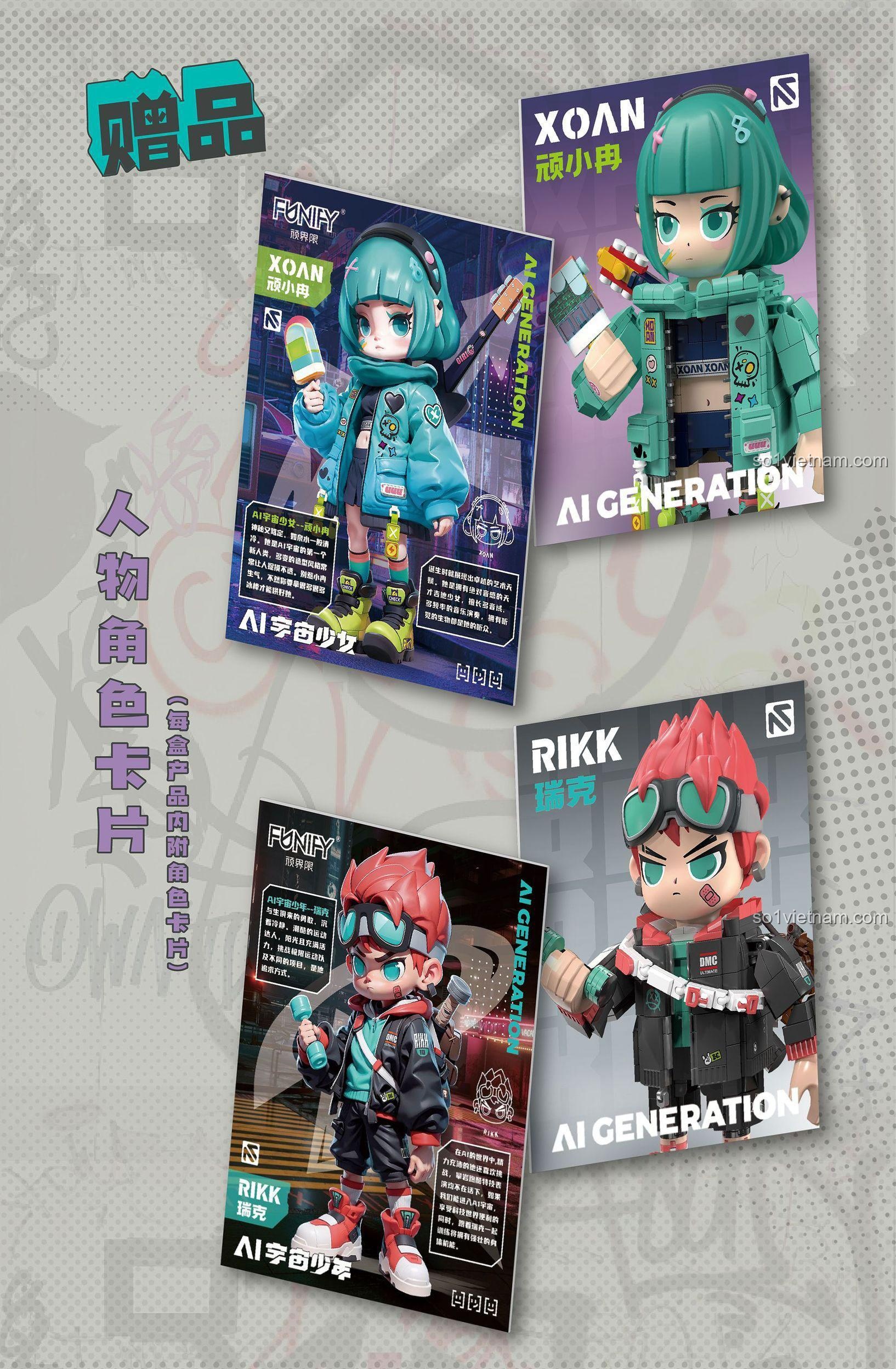 Nhân vật Xoan AI Vũ Trụ Thiếu Niên