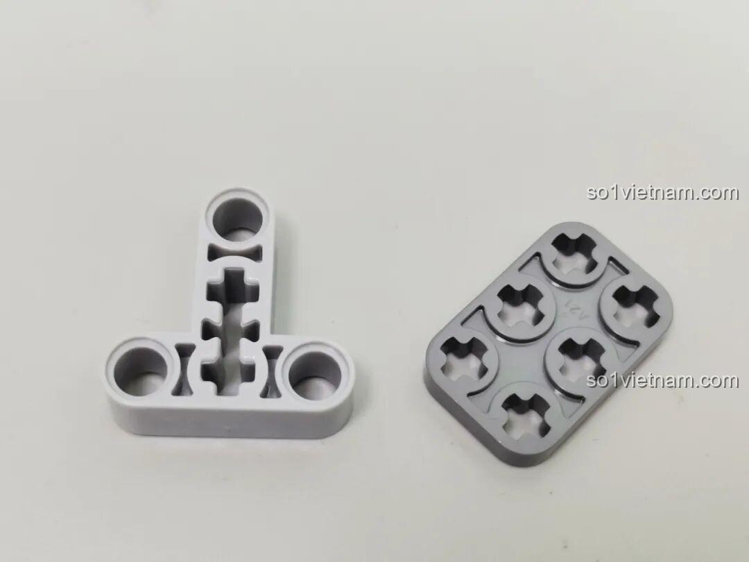 Một số chi tiết Technic trong bộ Keeppley 23036 có thiết kế mới, cho thấy sự đầu tư vào khuôn mẫu của nhà sản xuất.